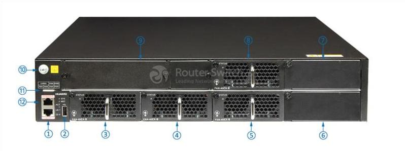 S5710-108C-PWR-HI задняя часть S5710-108C-PWR-HI back