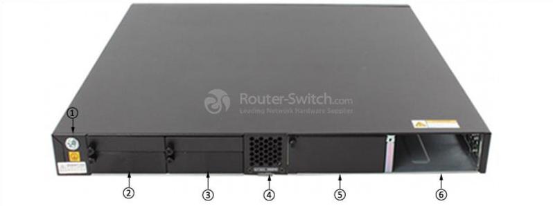 S5710-28C-EI Back Panel