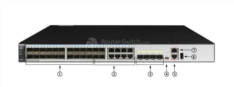 S5720-32C-HI-24S-AC передний S5720-32C-HI-24S-AC front