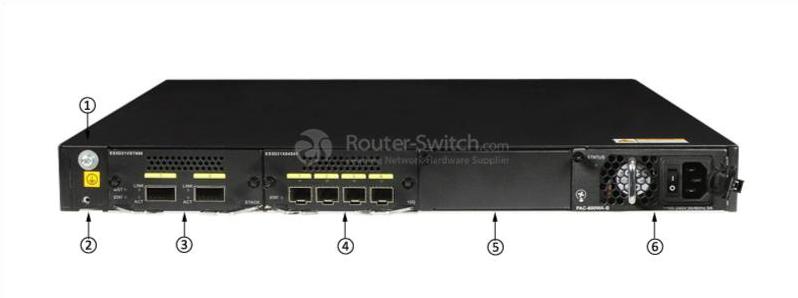 S5720-32C-HI-24S-AC сзади S5720-32C-HI-24S-AC rear