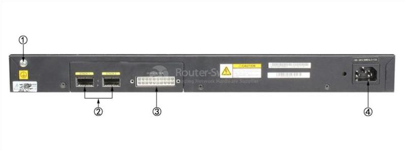 S5720-52X-EI-AC Задняя панель S5720-52X-EI-AC Back Panel