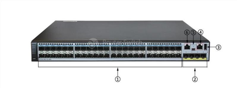 Передняя панель S5720-56C-EI-48S-AC S5720-56C-EI-48S-AC front panel