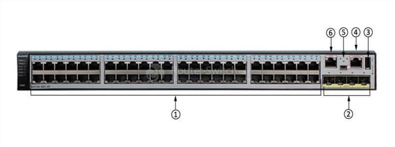 S5720-56C-PWR-HI-AC-передний S5720-56C-PWR-HI-AC-front