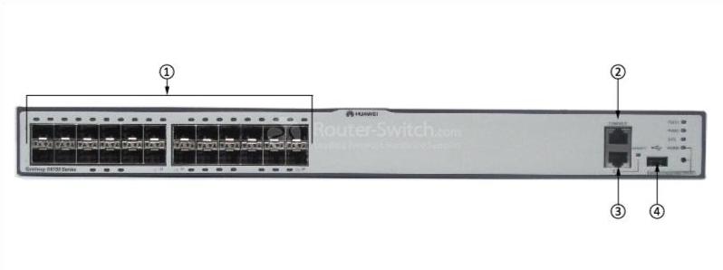 Передняя панель S6700-24-EI S6700-24-EI Front Panel