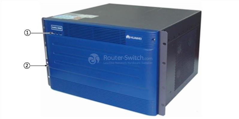 Схема передней панели eSpace U1980 Schematic drawing of the eSpace U1980 front panel