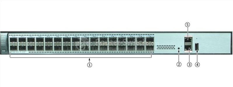 передняя панель s6720-32x-si-32s-ac