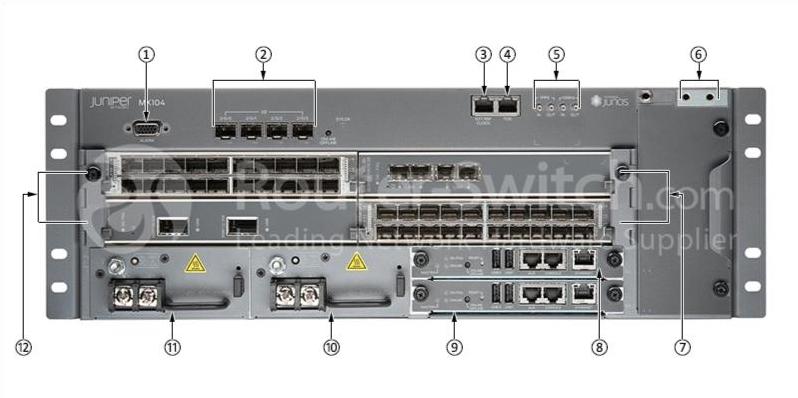 Можжевельник MX104, вид спереди Juniper MX104 Front View