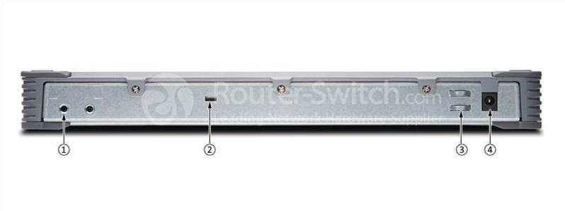 Можжевельник SRX300, вид сзади Juniper SRX300 Rear View