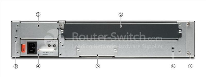 Можжевельник SRX550, вид сзади Juniper SRX550 Rear View
