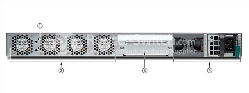 Juniper SRX1500-AC Rear View