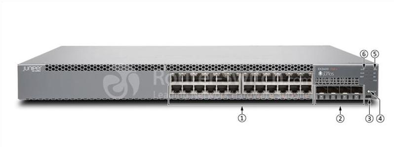 Juniper EX3400-24P Front View
