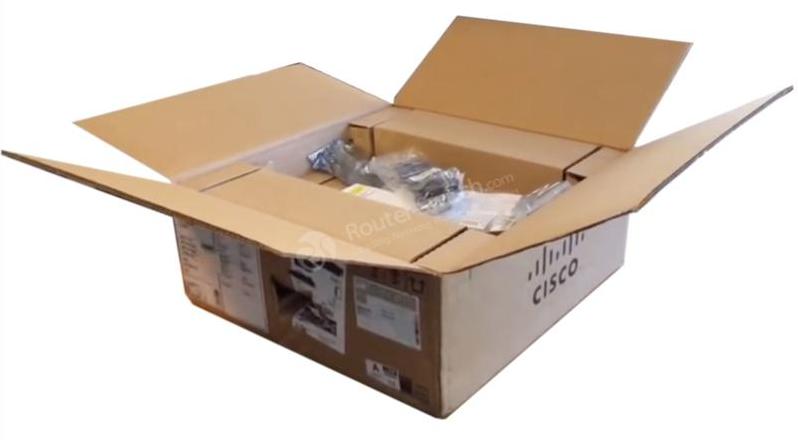 Распаковка WS-C3850-12S-S WS-C3850-12S-S unboxing view