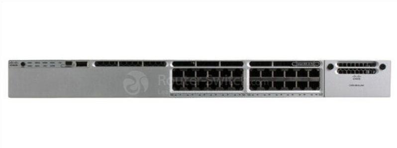 Cisco WS-C3850-24P-L Передняя панель Cisco WS-C3850-24P-L Front