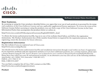 Фото A-FLEX-EP-CME - Cisco License