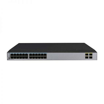 Фото Huawei CE5810-24T4S-EI Switch (24-Port GE RJ45,4-Port 10G SFP+,2*FAN Box,Port-side Intaket,Without Power Module)