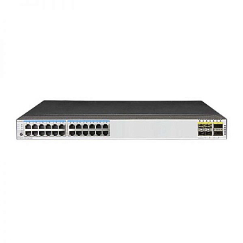 Фото Huawei CE5855-24T4S2Q-EI Switch(24-Port GE RJ45,4-Port 10G SFP+,2-Port 40G QSFP+,2*AC Power Module,2*FAN Box,Port-side Intake)