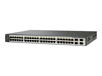 Фото WS-C3750V2-48PS-S Cisco 3750 Switch
