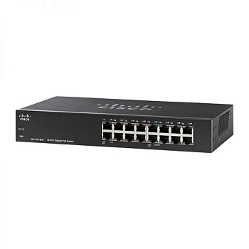 Фото SG110-16HP - Cisco Small Business 110 Series Unmanaged Switches