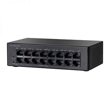 Фото SF110D-16HP - Cisco Small Business 110 Series Unmanaged Switches